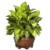 Nearly Natural 24-in Variegated Dieffenbachia W/Large Hexagon Silk Plant 2 Nearly Natural 24-in Variegated Dieffenbachia W/Large Hexagon Silk Plant -Home Decoration GUEST 003adb61 8dc3 4cdf 813d da0c3d14318a