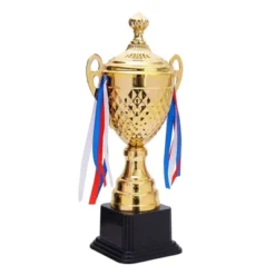 Juvale Large Graduation Party Trophy For Sports Tournaments, Competitions, Awards, Gold, 15.2 X 7.5 X 3.7 In -Home Decoration GUEST 007e36dc 3e06 4010 b681 970c38c05592