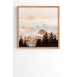 Iveta Abolina Cinnamon Peak Bamboo Framed Wall Art - Deny Designs -Home Decoration GUEST 01ea43e0 99ec 4d81 9d2a 0bafccf21848
