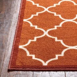 Dallas Moroccan Trellis Modern Geometric Lattice Thin Pile Machine Washable Indoor Outdoor Area Rug -Home Decoration GUEST 02b275da 6049 452a 9963 e33363fa7a83