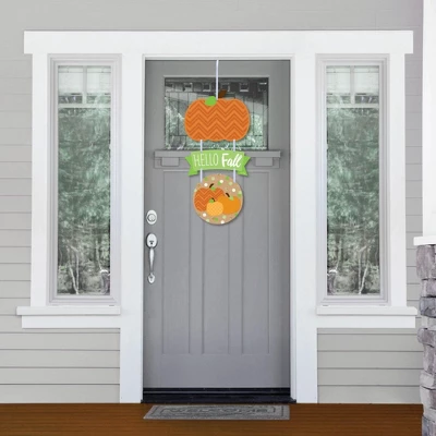 Big Dot Of Happiness Pumpkin Patch - Hanging Porch Fall, Halloween Or Thanksgiving Party Outdoor Decorations - Front Door Decor - 3 Piece Sign 3 Big Dot Of Happiness Pumpkin Patch - Hanging Porch Fall, Halloween Or Thanksgiving Party Outdoor Decorations - Front Door Decor - 3 Piece Sign
