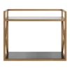 18" X 8" X 15" Blex Metal And Glass Wall Shelf Gold - Kate & Laurel All Things Decor 2 18" X 8" X 15" Blex Metal And Glass Wall Shelf Gold - Kate & Laurel All Things Decor -Home Decoration GUEST 030df686 c133 494a ae16 7874a30a6a6f