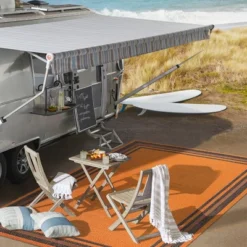 James Modern Border Stripe Indoor/Outdoor Area Rug - JONATHAN Y -Home Decoration GUEST 03713ada 988f 403c 9282 993d3604afc6