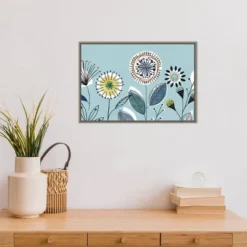 23" X 16" Scandi Florals I By Isabelle Z Framed Canvas Wall Art - Amanti Art -Home Decoration GUEST 080e4fb5 6e48 4644 85a1 b769cdd645ce