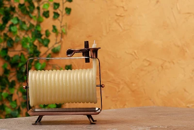 Candle By The Hour 48-Hour Horizontal Candle, Eco-friendly Natural Beeswax With Cotton Wick 3 Candle By The Hour 48-Hour Horizontal Candle, Eco-friendly Natural Beeswax With Cotton Wick