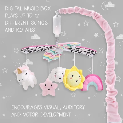 The Peanutshell Pink Look Up Musical Mobile For Girls 8 The Peanutshell Pink Look Up Musical Mobile For Girls - Image 6