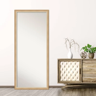 27" X 63" Eva Ambre Framed Full Length Floor/Leaner Mirror Gold - Amanti Art 5 27" X 63" Eva Ambre Framed Full Length Floor/Leaner Mirror Gold - Amanti Art - Image 4
