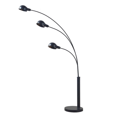 67" Archer 3-Light Adjustable Arc Floor Lamp Black - 510 Design 6 67" Archer 3-Light Adjustable Arc Floor Lamp Black - 510 Design - Image 4
