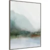 32" X 42" Sapphire Lake I By Ian C Framed Canvas Wall Art Print - Amanti Art -Home Decoration GUEST 0e961aad 79c1 43c5 8243 a7dd25563416
