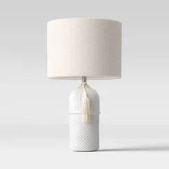 Large Assembled Ceramic Table Lamp White - Threshold™ -Home Decoration GUEST 110180f4 8e56 42b0 95f4 39a5d92c8373
