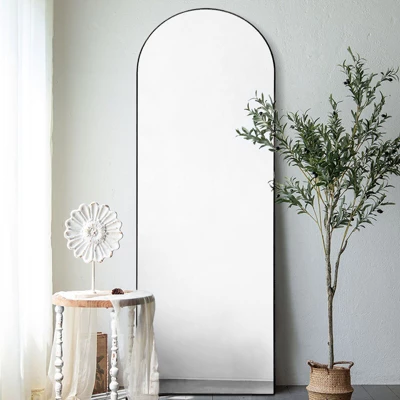 Oceana 71"x 24" Full Length Mirror Arch Floor Mirror With Bracket - The Pop Home 7 Oceana 71"x 24" Full Length Mirror Arch Floor Mirror With Bracket - The Pop Home - Image 5