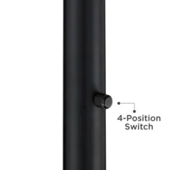 Possini Euro Design Modern Torchiere Floor Lamp Light Blaster LED 72.25" Tall Antique Brass And Matte Black Opal Glass For Living Room Bedroom 12 Possini Euro Design Modern Torchiere Floor Lamp Light Blaster LED 72.25" Tall Antique Brass And Matte Black Opal Glass For Living Room Bedroom -Home Decoration GUEST 1158857a 5014 42b3 a238 8250ae5c8fa4