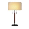 Wood Table Lamp (Includes LED Light Bulb) Black - Threshold™ -Home Decoration GUEST 1182c02e 253b 409d a07d f15c14cbe3b9