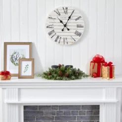 Nearly Natural 24-in Flocked Artificial Christmas Double Candelabrum With 35 Multicolored Lights And Pine Cones 10 Nearly Natural 24-in Flocked Artificial Christmas Double Candelabrum With 35 Multicolored Lights And Pine Cones -Home Decoration GUEST 11c3b9b9 a2cc 4685 a773 8943d817895f