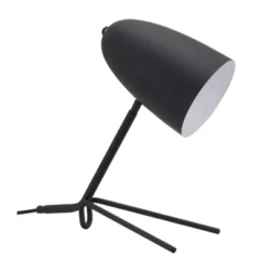 15" Modern Table Lamp (Includes Light Bulb) Matte Black - ZM Home -Home Decoration GUEST 123f383c c0fa 41a9 9cfb 4356b3854ebe