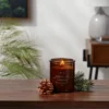 9oz Lidded Amber Glass Jar Crackling Wooden Wick Fennel And Pine Candle - Threshold™ 1 9oz Lidded Amber Glass Jar Crackling Wooden Wick Fennel And Pine Candle - Threshold™ -Home Decoration GUEST 12b52490 9d00 4e2c 8c08 8dca32cfa8c6