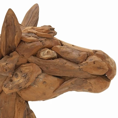 Amazing Animals Rustic Horse Head Sculpture (24") - Olivia & May 19 Amazing Animals Rustic Horse Head Sculpture (24") - Olivia & May - Image 17