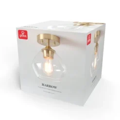 Harrow 1-Light Semi-Flush Mount Ceiling Lighting With Clear Glass Shade - Globe Electric 12 Harrow 1-Light Semi-Flush Mount Ceiling Lighting With Clear Glass Shade - Globe Electric -Home Decoration GUEST 176a6f36 c6a4 4122 955b f67421c32ff7