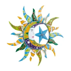 Metal Sun And Moon Indoor Outdoor Wall Decor With Abstract Patterns - Olivia & May 16 Metal Sun And Moon Indoor Outdoor Wall Decor With Abstract Patterns - Olivia & May -Home Decoration GUEST 17bf9cb7 b6f0 4e4b 80a5 2f1a60d4e033