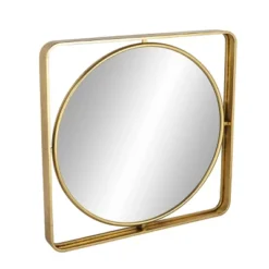 Modern Metal Iron Wall Mirror Gold - Olivia & May -Home Decoration GUEST 17eef463 a55b 49b0 8ba6 9d569f9e2573