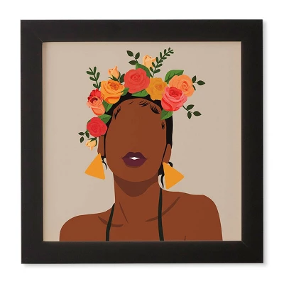 Domonique Brown Crown Framed Wall Art Black - Deny Designs 5 Domonique Brown Crown Framed Wall Art Black - Deny Designs - Image 3