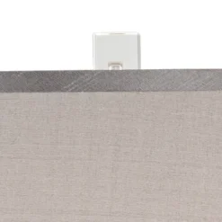 Vienna Full Spectrum Traditional Table Lamp With USB Charging Port 25" High Crystal Gray Shade Living Room Desk Bedroom House Bedside -Home Decoration GUEST 18594578 d98e 4d6d bdad b685971a70eb