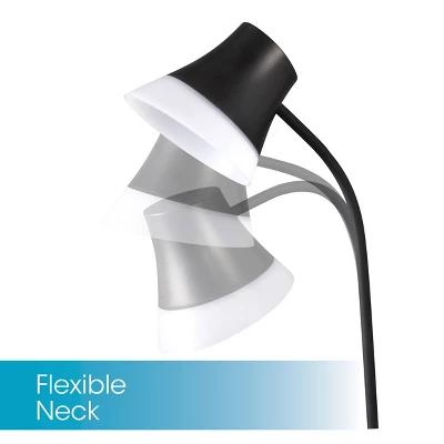 Shine Desk Lamp Wireless Charging (Includes LED Light Bulb) Black - OttLite 4 Shine Desk Lamp Wireless Charging (Includes LED Light Bulb) Black - OttLite - Image 2