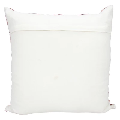 Luminecence Flag Stripes Oversize Square Throw Pillow Red/White - Mina Victory 3 Luminecence Flag Stripes Oversize Square Throw Pillow Red/White - Mina Victory
