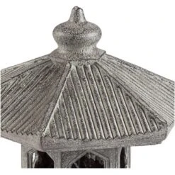 John Timberland Pagoda Statue Sculpture Garden Decor Indoor Outdoor Front Porch Patio Yard Outside Home Balcony Old Faux Stone Finish 16 1/2" Tall -Home Decoration GUEST 1dc3ae34 dd69 4d20 81c9 49dbb3965ec6