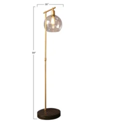 Metal And Wood Floor Lamp With Glass Globe Shade Gold - Storied Home 23 Metal And Wood Floor Lamp With Glass Globe Shade Gold - Storied Home -Home Decoration GUEST 1e1fe762 7325 44e5 bb46 7fb9f9123812