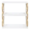 28" X 8" X 31" Ring Wooden 3-Tier Shelf White - Kate & Laurel All Things Decor 1 28" X 8" X 31" Ring Wooden 3-Tier Shelf White - Kate & Laurel All Things Decor -Home Decoration GUEST 1eacdf39 8872 4e38 a3bd 276c93680ea8