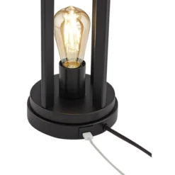 360 Lighting Marcel Industrial Table Lamps Set Of 2 With Round Risers 24 1/4" High Black LED Nightlight USB Port Natural Shade For Living Room Desk 14 360 Lighting Marcel Industrial Table Lamps Set Of 2 With Round Risers 24 1/4" High Black LED Nightlight USB Port Natural Shade For Living Room Desk -Home Decoration GUEST 2288e42b ee03 4a50 b66e 668f2cff9576