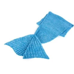 Kitchen + Home Mermaid Tail Blanket - Mermaid Pattern Knitted Throw For Adults And Kids - 72 -Home Decoration GUEST 23502bda b798 4491 b582 b22adce3cd34