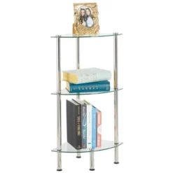 MDesign Glass/Metal Household Corner Organizer Shelf -Home Decoration GUEST 244fe13c c728 482b 99e9 e9ef7eb98282