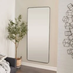 Metal Wall Mirror With Thin Frame - CosmoLiving By Cosmopolitan -Home Decoration GUEST 24d11775 8c63 417b aa44 a5217f0b9eec