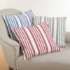 20"x20" Oversize Down Filled Striped Design Square Throw Pillow - Saro Lifestyle -Home Decoration GUEST 26636a5d 3498 46a1 8c84 c7dcc3d03ce9