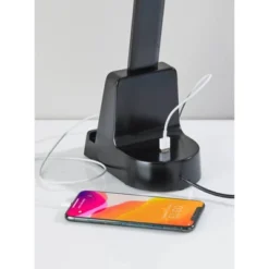Cody LED Wireless Charging Desk Lamp With Smart Switch (Includes LED Light Bulb) Matte Black - Adesso 10 Cody LED Wireless Charging Desk Lamp With Smart Switch (Includes LED Light Bulb) Matte Black - Adesso -Home Decoration GUEST 26765ef5 a105 4621 9ef2 71394dc1d765