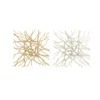 Set Of 2 Metal Geometric Branch Inspired Wall Decors Gold/Silver - Olivia & May 1 Set Of 2 Metal Geometric Branch Inspired Wall Decors Gold/Silver - Olivia & May -Home Decoration GUEST 27bddece ec9d 47ab 9cd4 d77210f40832