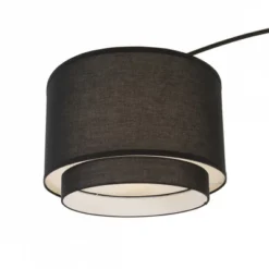 FC Design Modern 81" Tall Standing Adjustable Arched Floor Lamp With Double Drum Shade And Marble Base -Home Decoration GUEST 28f6bc4b ed02 467d 989e b182dd7046b9