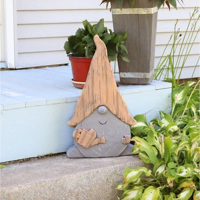 Sunnydaze Decor Sunnydaze Basil The Gardening Gnome Statue - Indoor/Outdoor Decorative Figurine - 18" 10 Sunnydaze Decor Sunnydaze Basil The Gardening Gnome Statue - Indoor/Outdoor Decorative Figurine - 18" - Image 8