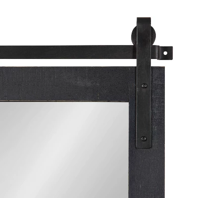 18" X 28" Cates Functional Wall Mirror Black - Kate & Laurel All Things Decor 4 18" X 28" Cates Functional Wall Mirror Black - Kate & Laurel All Things Decor - Image 2