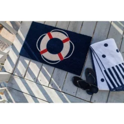 1'4" X 2'4" Man Overboard Indoor/Outdoor Coir Doormat Blue/White/Red - Entryways 7 1'4" X 2'4" Man Overboard Indoor/Outdoor Coir Doormat Blue/White/Red - Entryways -Home Decoration GUEST 2ab095dd d89a 49d6 9336 655a08bf723d