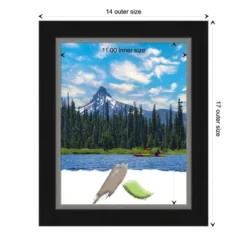 Amanti Art Eva Narrow Picture Frame -Home Decoration GUEST 2bf99eea fa1a 4cf7 ae0e 9e9ed1d93e51