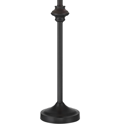 360 Lighting Lynn Modern Industrial Buffet Table Lamps 26" High Set Of 2 Dark Bronze Metal Oatmeal Drum Shade For Bedroom Living Room Bedside Office 8 360 Lighting Lynn Modern Industrial Buffet Table Lamps 26" High Set Of 2 Dark Bronze Metal Oatmeal Drum Shade For Bedroom Living Room Bedside Office - Image 6