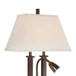 Possini Euro Design Possini Euro Deacon Bronze Gooseneck Lamps With USB And Outlet Set Of 2 -Home Decoration GUEST 2dd89750 f3af 4439 b27c 0583a2f34d8f