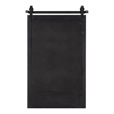 18" X 28" Cates Functional Wall Mirror Black - Kate & Laurel All Things Decor 5 18" X 28" Cates Functional Wall Mirror Black - Kate & Laurel All Things Decor - Image 3