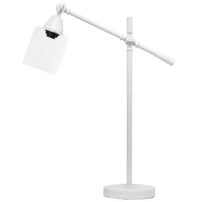 Tilting Arm Table Lamp White - Elegant Designs 4 Tilting Arm Table Lamp White - Elegant Designs - Image 2