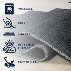 Adriel Geometric Medallion Machine-Washable Area Rug - JONATHAN Y -Home Decoration GUEST 2e6be850 8208 493f b77a e11549390cbf