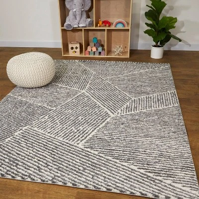 Larsen Mid-Century Modern Stripe Rug - Balta Rugs 3 Larsen Mid-Century Modern Stripe Rug - Balta Rugs