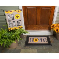 Evergreen Sunflower Home Sassafras Indoor Outdoor Switch Doormat 1'10"x10" Multicolored -Home Decoration GUEST 2ffea0e9 20d2 4f6d a5ed 2bd91046ca6d